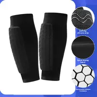 Protège-tibia de ski rembourrage en mousse EVA Protection contre les chocs respirant évacuation de l'humidité confort adapté pour les sports de ski cadeau lavable à la main 3