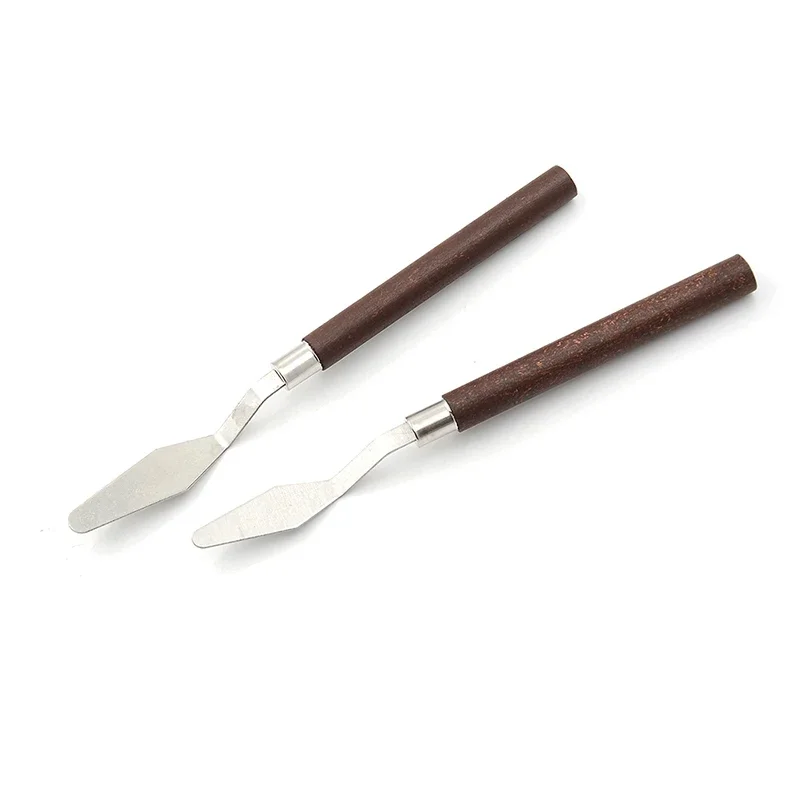 3Pcs/set Stainless Steel Artist Painting Palette Knife Kit Spatula Paint Art Craft Clay Professional Tools