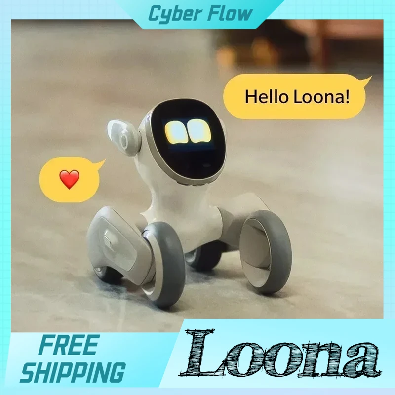 Loona Robot Dog Luna Interaction Virtual Pets Intelligent Emotional Ai Puzzle Electronic Accompany Pet Desktop Companion Robot