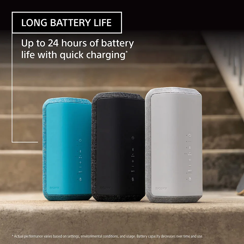 Sony SRS-XE300 Portable Wireless Speaker description image