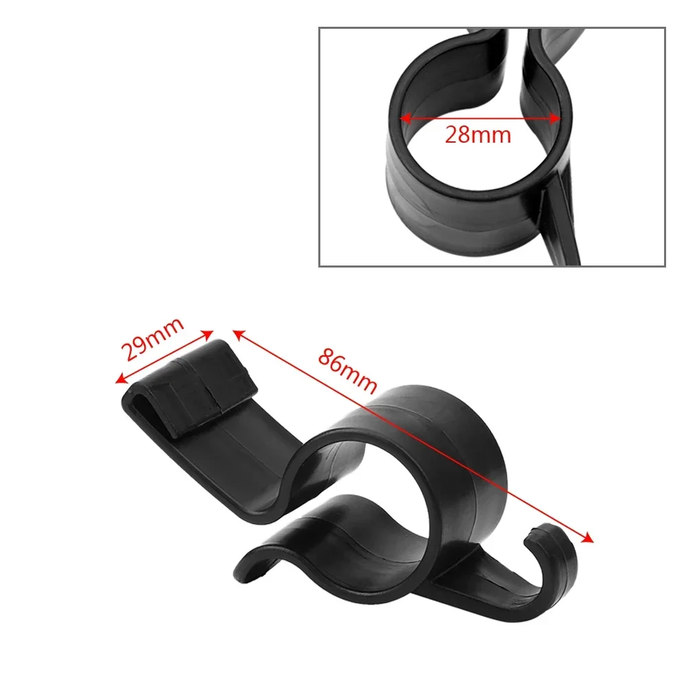 Umbrella Holder 2pcs Car Rear Trunk Umbrella Hanger Hooks Storage Organizer Towel Bag Hook Holder Bracket Universal Interior Accessories