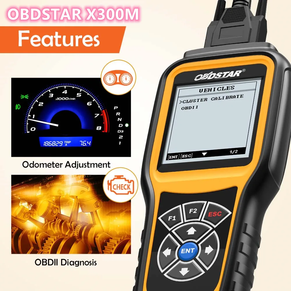 

OBDSTAR X300M mileage correction Special for Cluster Calibration Adjustment Tool and OBDII Support for Mercedes Benz & MQB VAG