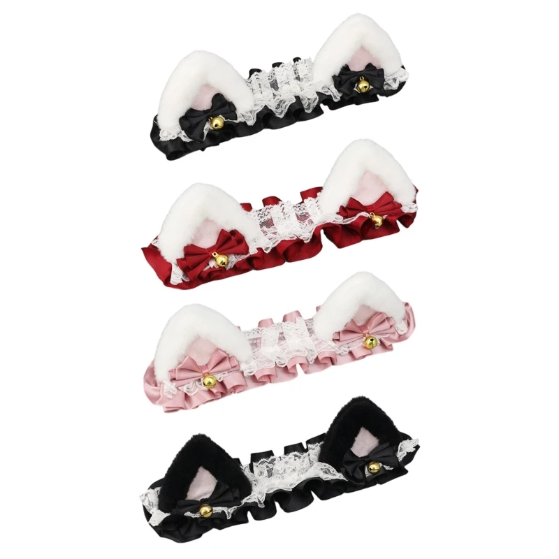 

A2ES Decoration for Snowboard Helmet Headband with Ribbon Lace Ears for Helmets Works on Most Helmets