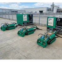 กล้องตรวจสอบหุ่นยนต์ใต้น้ำ รถทำความสะอาดแม่น้ำใต้น้ำ ยานพาหนะสะเทินน้ำสะเทินบก สำหรับขาย 5