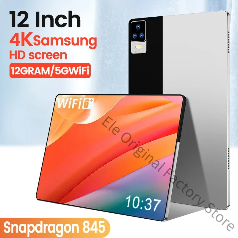 

2023 New Global Version Android 11.0 12GB RAM 512GB ROM 4K HD Screen Snapdragon 845 Tablet PC 5G Dual SIM Card WIFI GPS Pro TAB