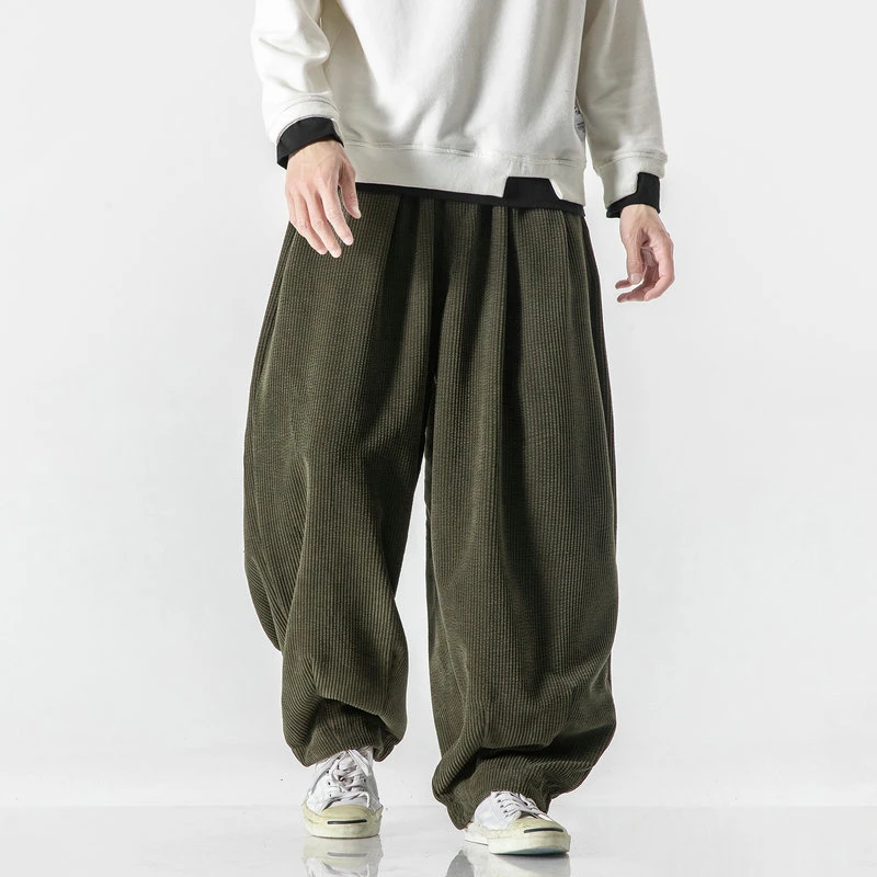 New men's casual pants Street wear Harem pants Fashion women's pants Loose men's sweatpants Harajuku style harem outfit