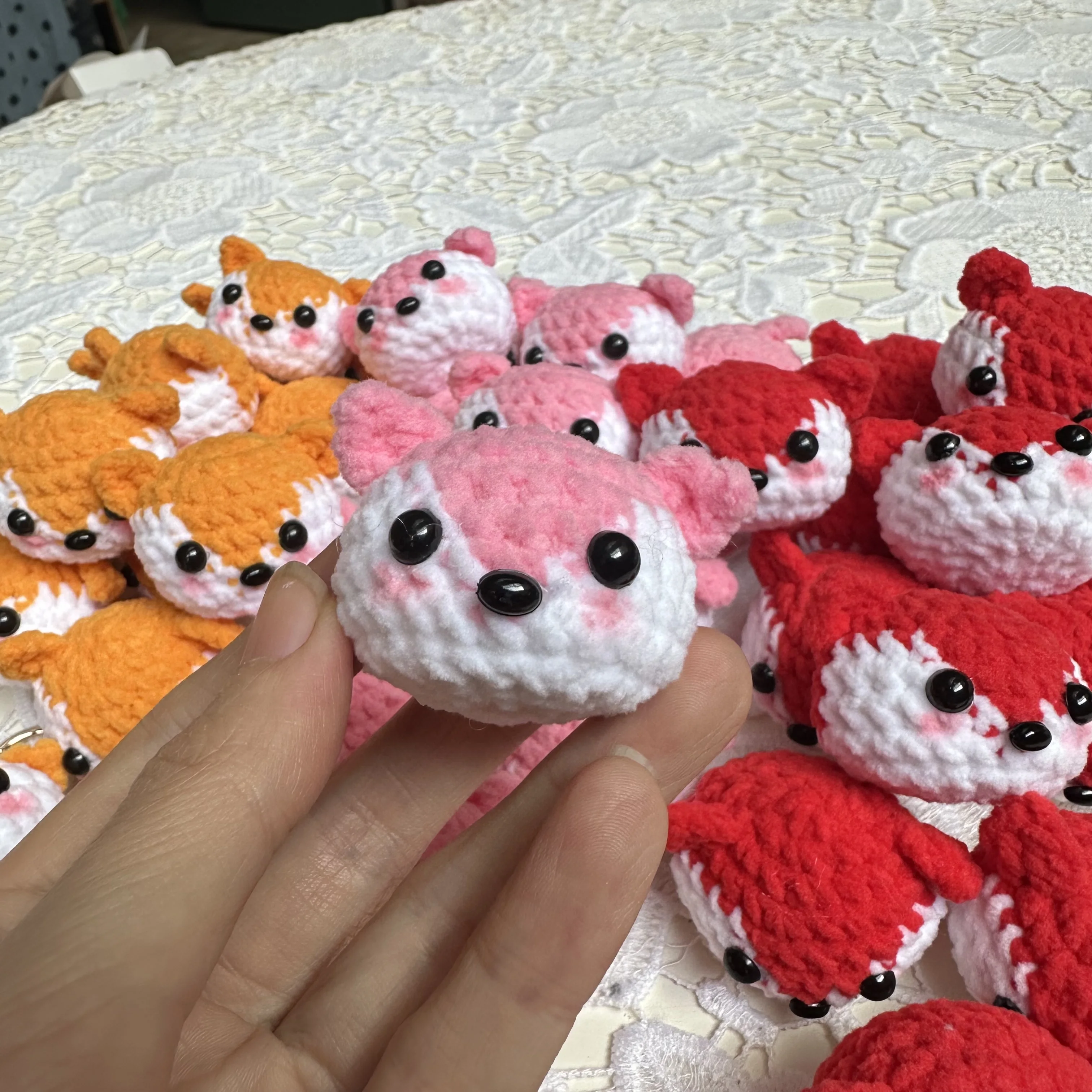 Mini Crochet Animal Keychain – Bunny, Chick, Cat, Dog & More
