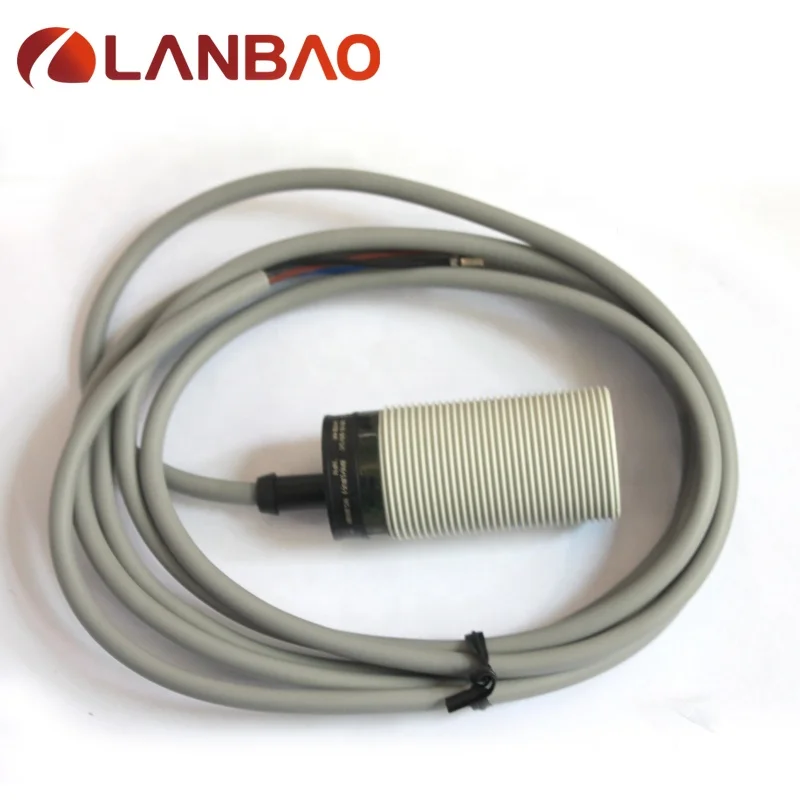 LANBAO IP67 Through Beam Photoelectric Sensor M30 Object Detection Position Proximity Sensor Switch