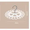 Lastic Folding Clothes Hanger Towels Socks Bras Underwear Drying Rack with 20 Clips Space Saving Closet Organizer Tools 4