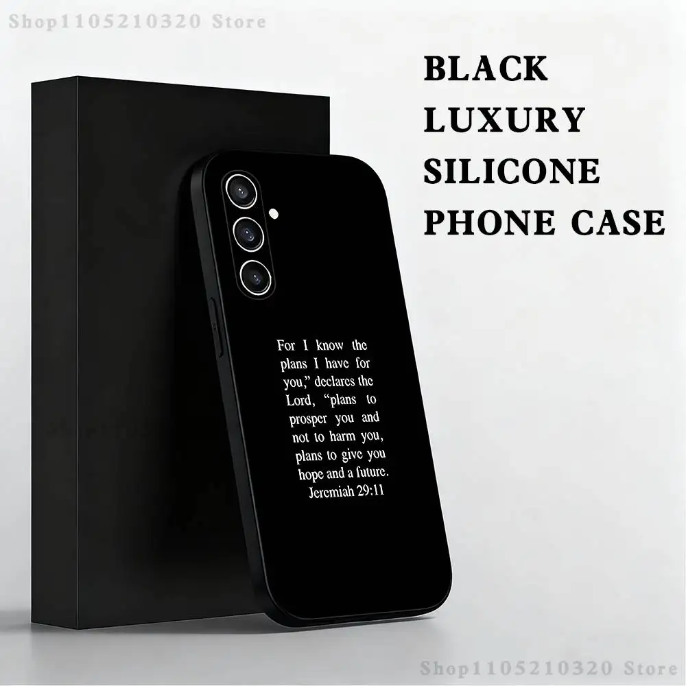 Divine Inspiration Black Soft Phone Case