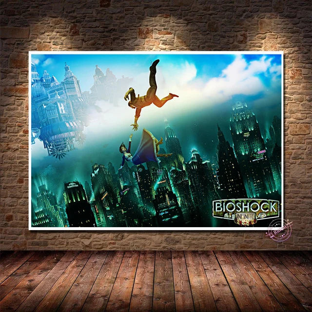 Bioshock Infinite Comic Book Video Game Poster PC,PS4,Exclusive  Role-playing RPG Game Canvas Custom Poster Alternative Artwork - AliExpress