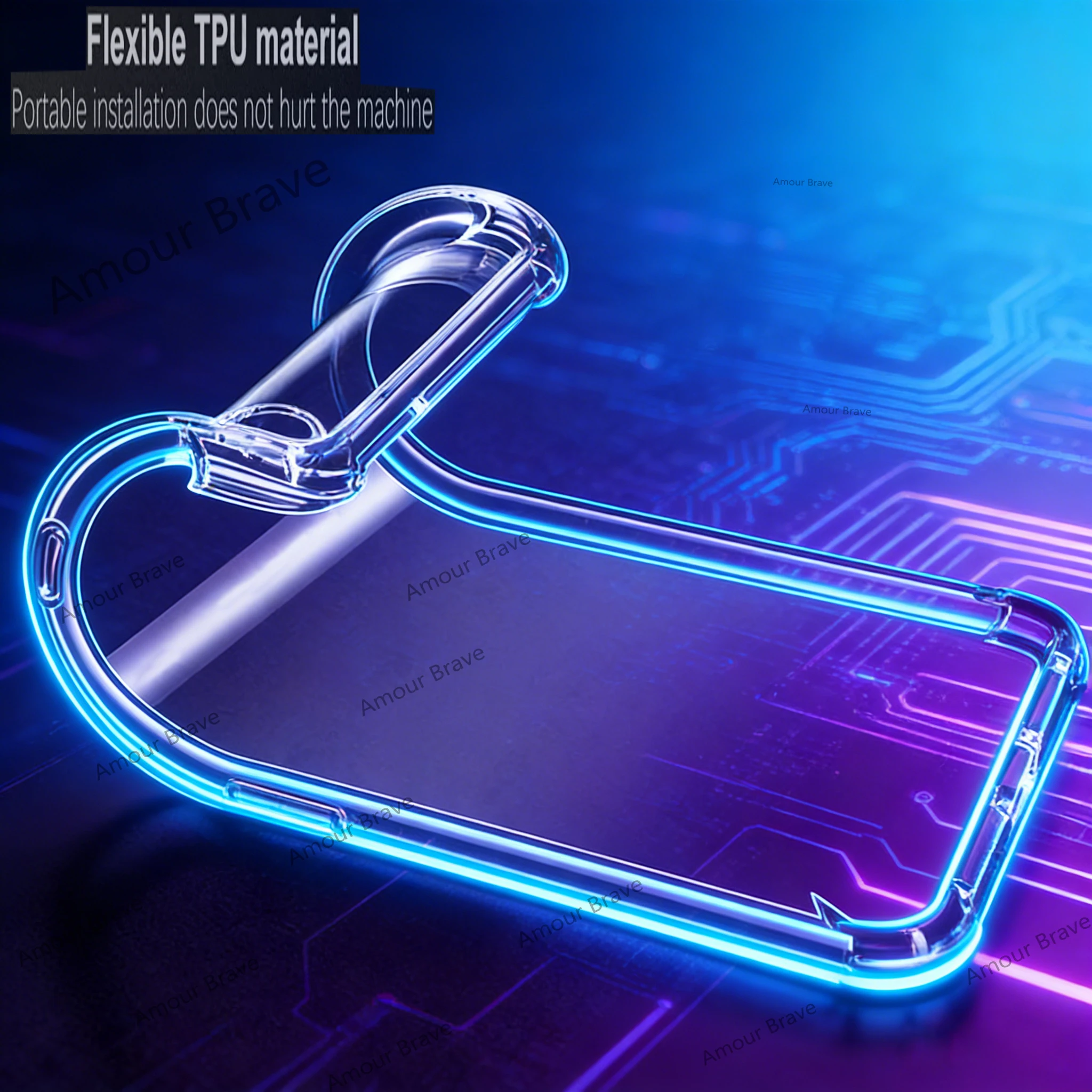 Transparent Shockproof Case - Enhanced Protection