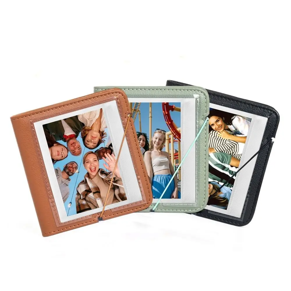 Photo Film Album 5 Inch-Instax Wide Photo Album For Fujifilm Instax W300/W400 28 Pockets Instant Camera Stamp Picture Storage Album