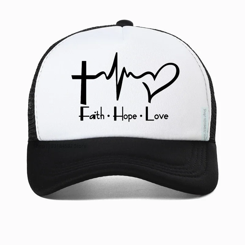 Enjoy Jesus Christ The Real King Christian Funny Hip hop hat Unisex Faith Prayer Graphic  Baseball Cap Mesh Breathable hats