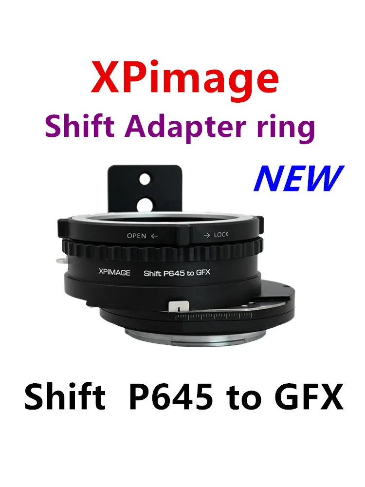 Xpimage Shift Adapter Ring Per Fuji Gfx Camera To Pentax 645 Lens To Shift P645-Gfx 50 S2 50S 100S 50R 100 Mark Ii Camera
