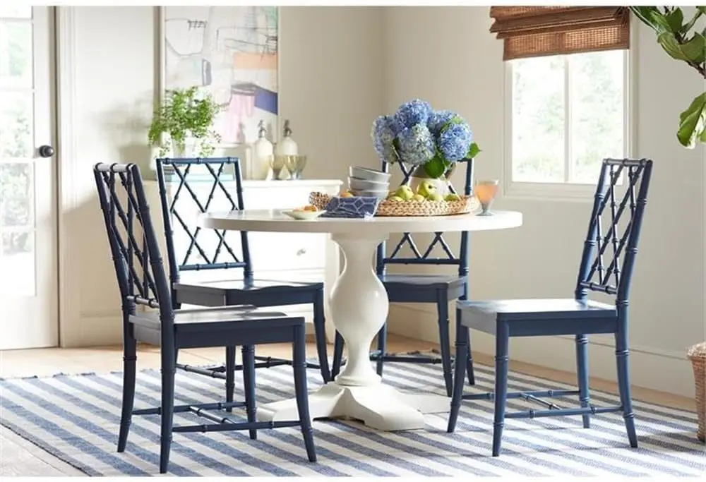 X-Back Dining (Set of 2) Side Chair, Blue 5