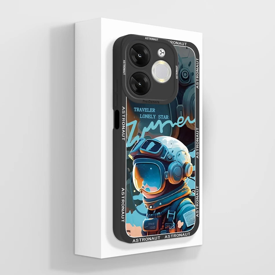 Exquisite Oil Painting Full Protection Soft Silicone Anti-Drop Phone Case