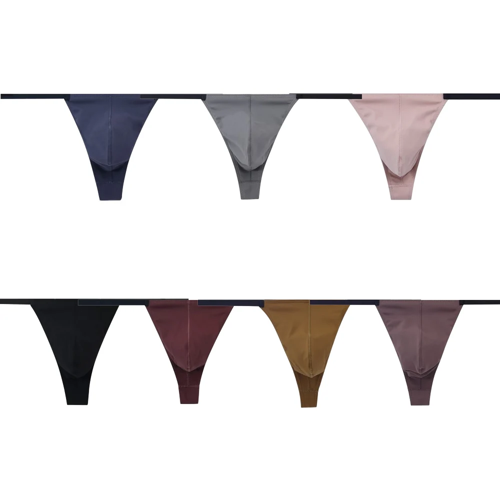

7pcs/lot Men Underwear Sexy G Strings Panties Briefs Bikini G-string Thongs Jockstrap Underpants Man Exotic T-back Thongs Briefs