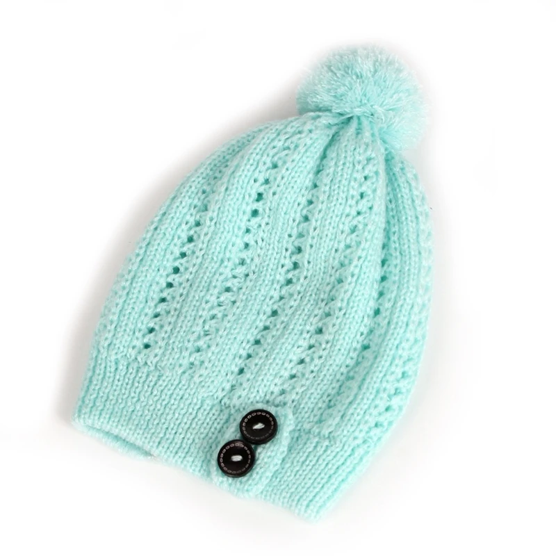 Рисунок 5 - Женская зимняя меховая вязаная шапка с напуском