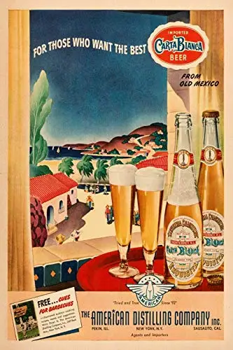 

Mexican Beer 8x12 Inch Vintage Retro Decor Metal Tin Sign