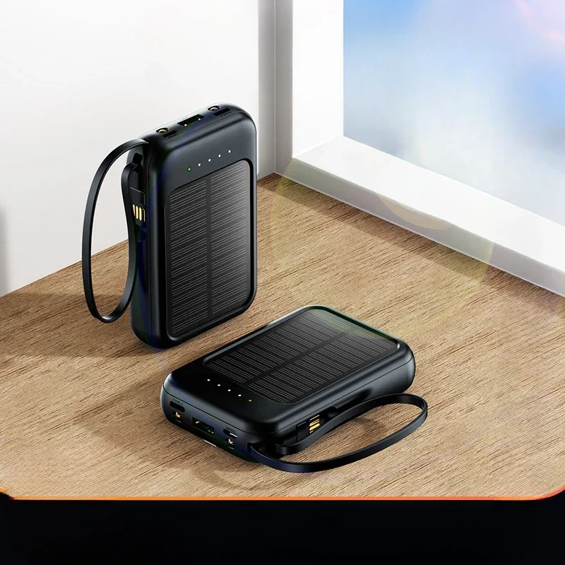 Treasure Mini Outdoor 20000 MAh Charging Battery Charger Supply Solar Self-contained Camping Mobile Power Solar Energy