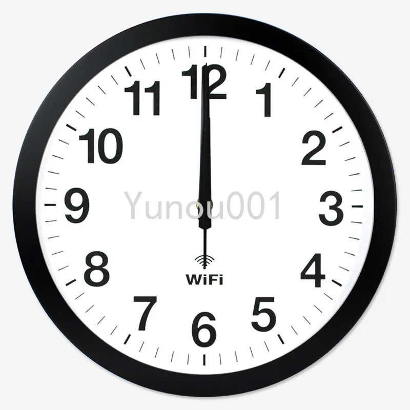 

20 Inch Intelligent WIFI Automatic Time Synchronization Network Silent Modern Minimalist Living Room Quartz Home Clock