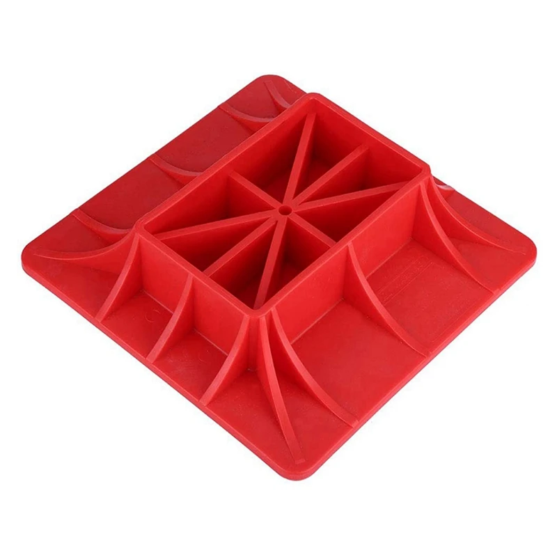 

2X Red Modified Reinforced Jack Off-Road Base Lifting Jack Surface Pad To Alleviate Jack Hoisting Sinkage