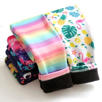 Girls Fleece-Lined Leggings 1