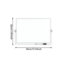 12×16 Inch Tabletop Whiteboard, Adjustable Stand Dry Erase Board, Mini White Board for Students Office Home 2