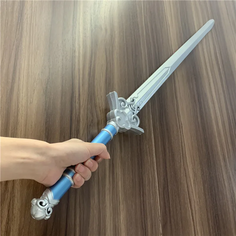 1:1 MO DAO ZU SHI Sword Weapon Blue Sword Anime Swordsman Lan Wangji Cosplay Knife Safety PU Prop Big Model Gift 80cm