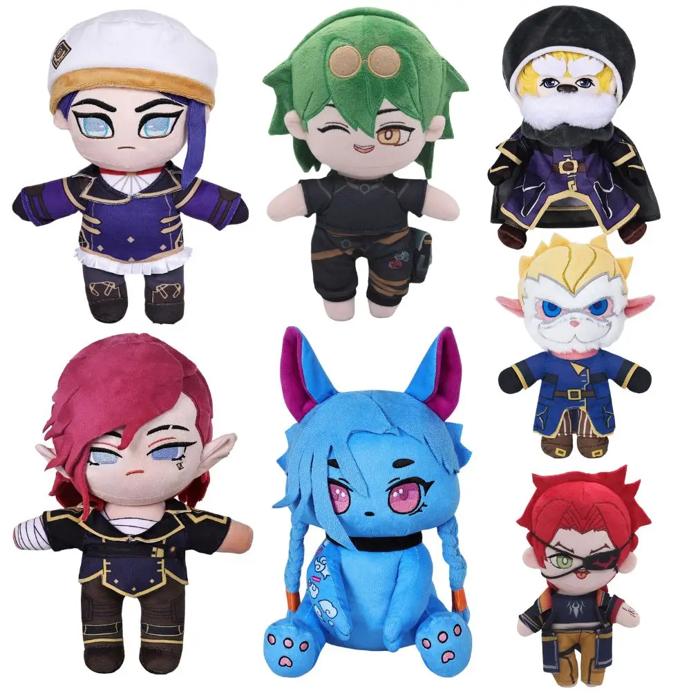 Arcane Caitlyn Plush Doll Jinx Vi Cosplay Plush Plushie