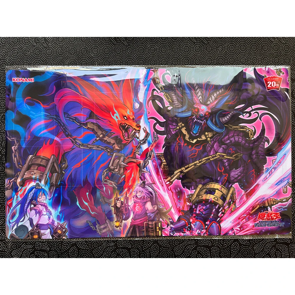 Tappetino Da Gioco Yugioh Con Zone Unchained Soul Of Shyama Tcg Ccg Ocg Tappetino Da Gioco Per Carte Collezionabili Yu-Gi-Oh Mats-D31