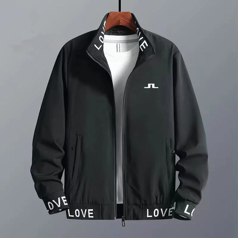 Men Golf Clothing 2023 Spring Golf Jackets Men Fashion Casual Stand