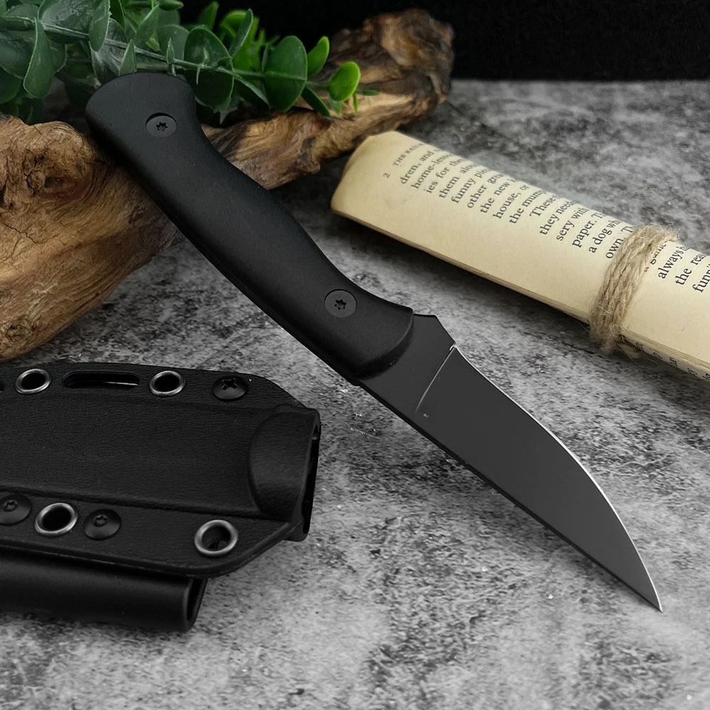 Tragbares Multifunktionales Messer mit Feststehender Klinge für Rucksack, Wildnis, Klettern, Erkundung, Camping, Picknick, Angeln, BBQ und Obstschneiden