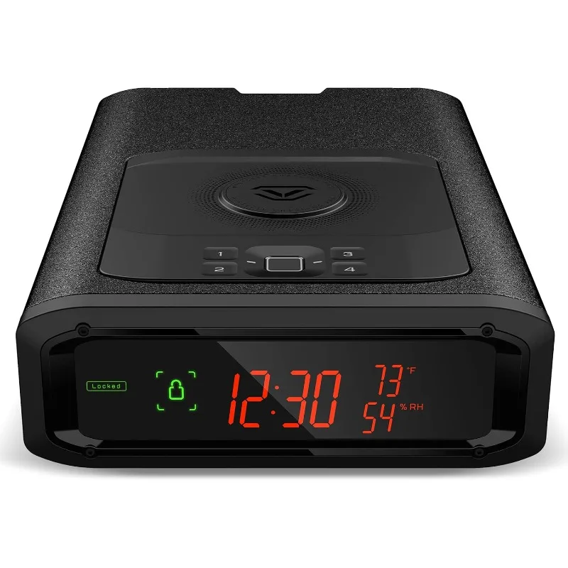 

Smart Station™ Biometric Smart Safe with Built-in Wireless Phone Charger + Auto Open Drawer + Bluetooth Safe Management