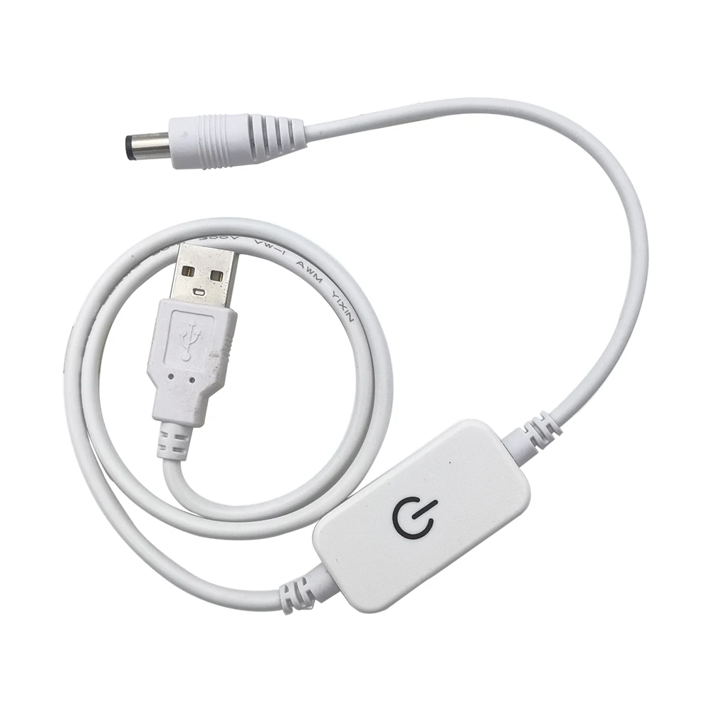 Cavo USB da 28cm maschio a femmina con interruttore ON/OFF cavo di prolunga Toggle per USB Light Fan LED Strip Power Line 2A corrente  7