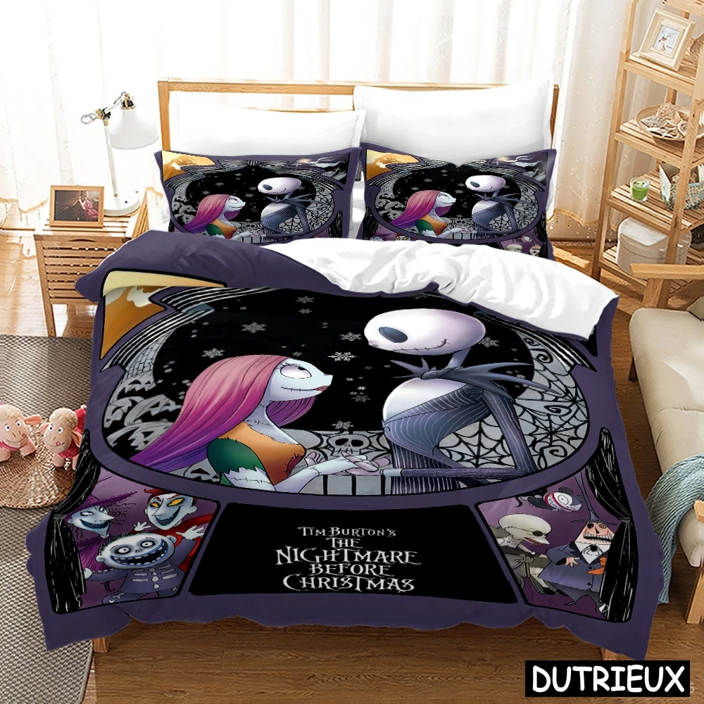 The Nightmare Before Christmas Set Copripiumino Twin Full Queen King Size Set Biancheria Da Letto Copripiumino E Federa Set Biancheria Da Letto