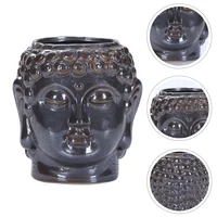 Ceramic Flowerpot Bonsai Container Chime Vases Yoga Figurine Succulent Pots Plant Buddha Ornament Zen Style Bowl 1