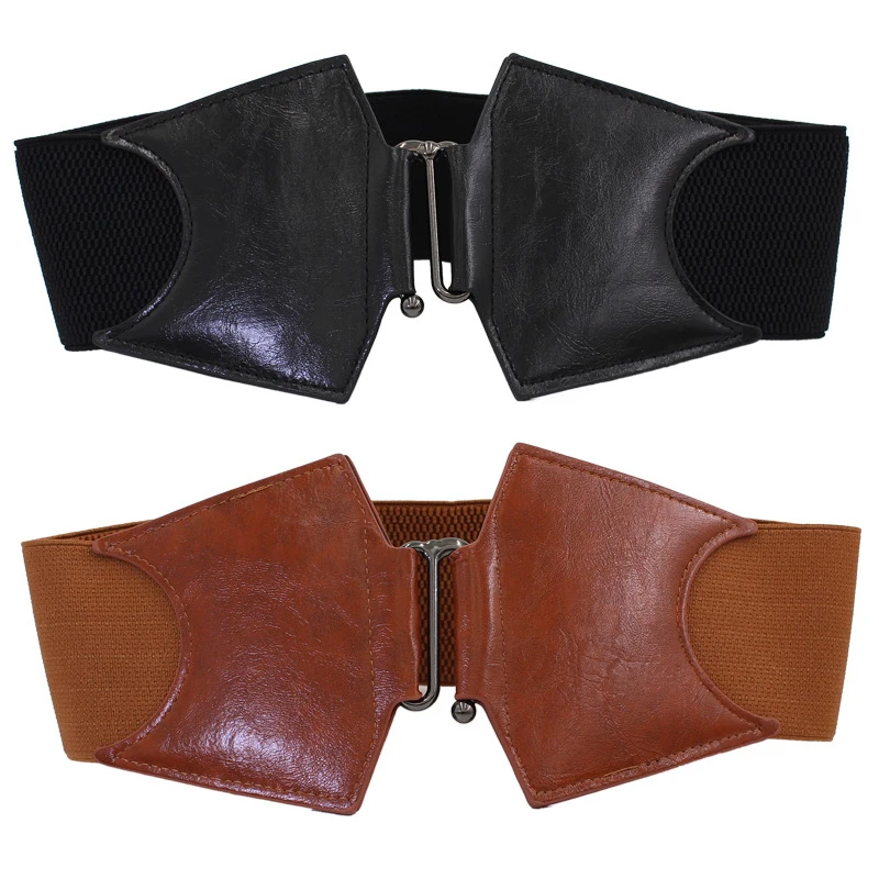 

Elastic Corset Belts Designer Ladies Waist Wide Stretch Cummerbunds Female Big Dress Corsets Belt Girls