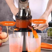 Presse-agrumes lent 110v, extracteur de jus Original avec séparateur de pulpe, petit appareil ménager, presse-agrumes de fruits et légumes de grande calibre 3