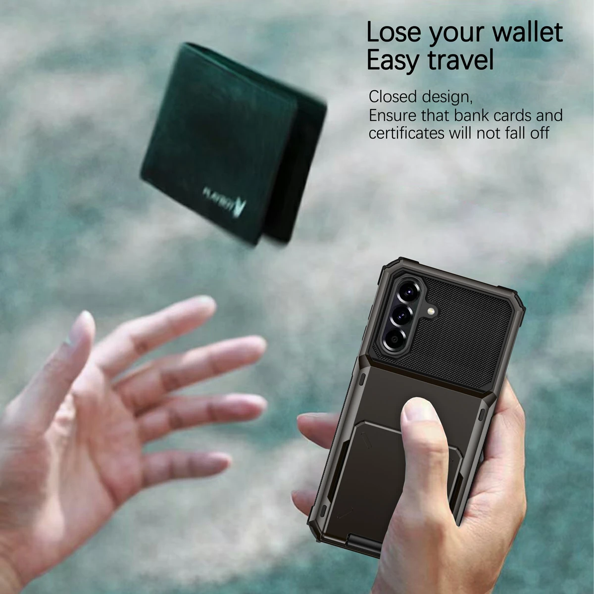Stylish Wallet Case Phone Cover