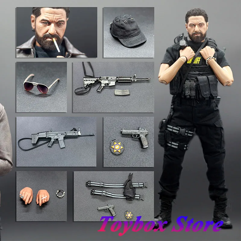 

BBK BBK010 1/6 Scale Collectible Detective Nick Gerard Butler 12 Inches Male Soldier Action Figure Doll Full Set Model Toys