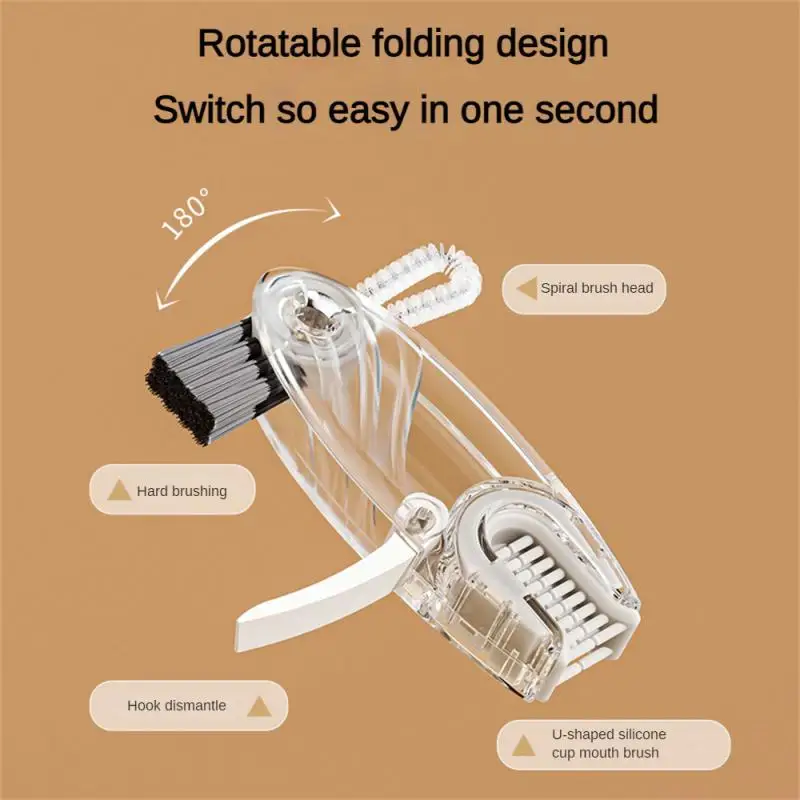

Keyboard Cleaning Brush 360° Easy To Use Multifunctional Convenient Portable Compact 360° Crevice Brush Crevice Brush Cup Brush