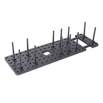 Organizer per cassetti, espandibile, organizer per cassetti da cucina-pannello per graffette per bucato con fondo antiscivolo e 12 pioli, tavola telescopica 1