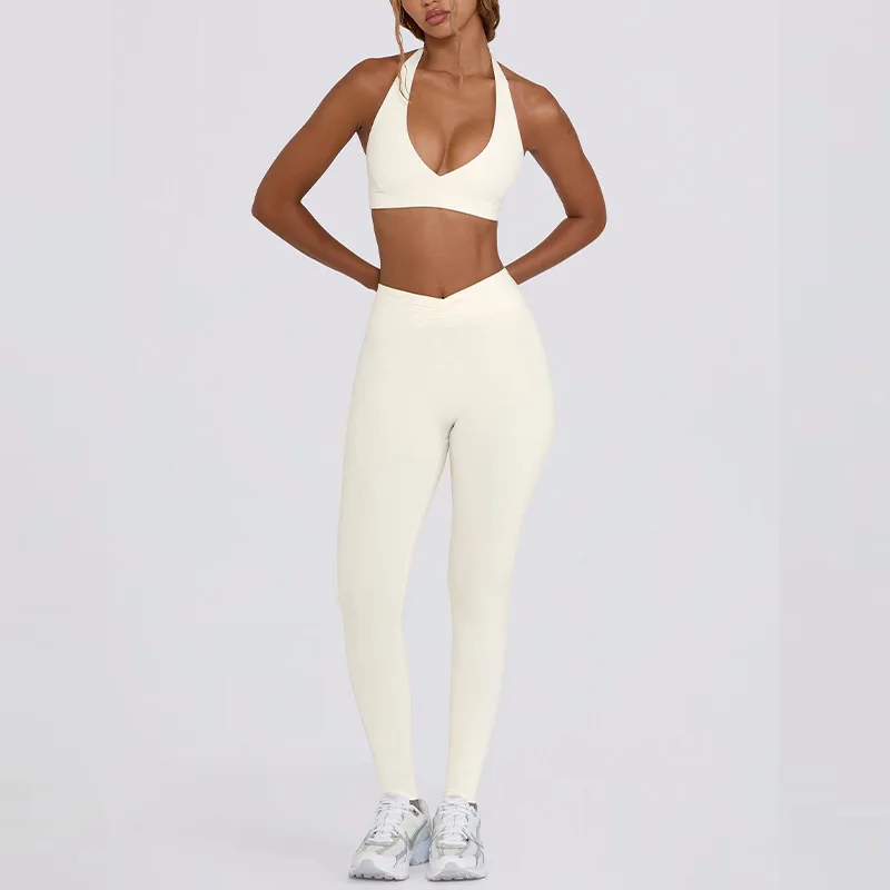 white pants set