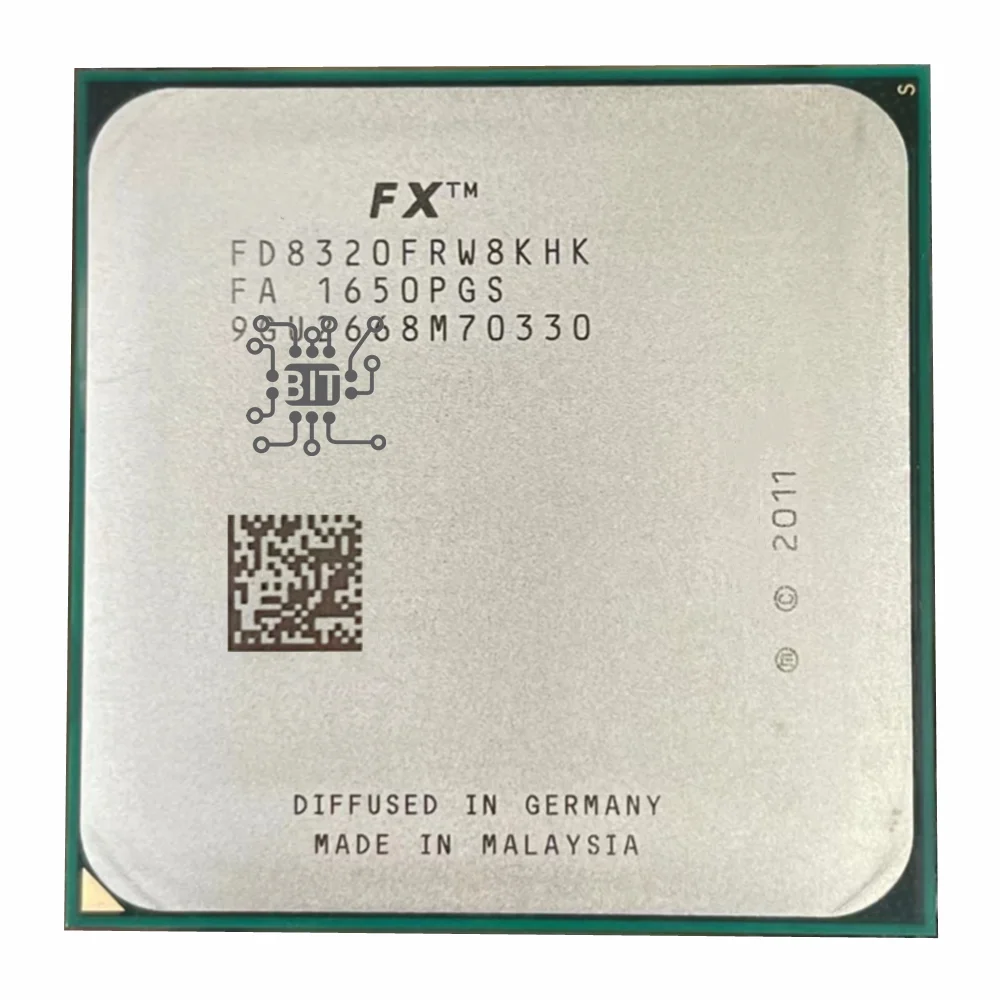 Processador Cpu Fx-series de Núcleos Fx8320 Fx8320 35 Ghz Soquete Fd8320frw8khk Am3 +