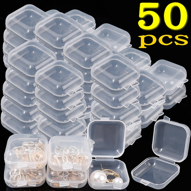 Small Square Plastic Container Lid  Clear Square Plastic Container - Small  Box Clear - Aliexpress