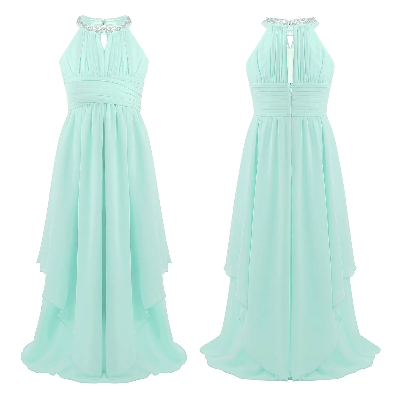 Kids Chiffon Sleeveless Sequined Halter Ballet Dancewear Ballerina Costume Flower Girl Dress Princess Pageant Wedding Party Gown - AliExpress 200000532 Kids Chiffon Sleeveless Sequined Halter Ballet Dancewear Ballerina Costume Flower Girl Dress Princess Pageant Wedding Party Gown - AliExpress 200000532