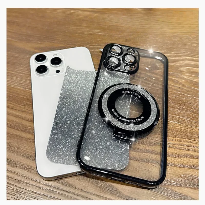 Luxury Glitter Phone Case with Bracket and Holder