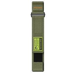 Nylon 22mm Easy Fit Watch Strap - Universal Wristband Replacement - Magic 2 46mm (Army green)